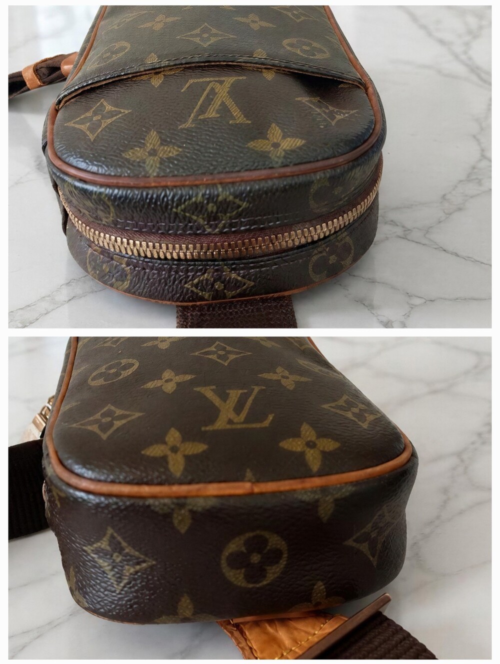 Louis Vuitton Vintage Pochette Gange Monogram Bumbag ✨ COA - Picture 15 of 16